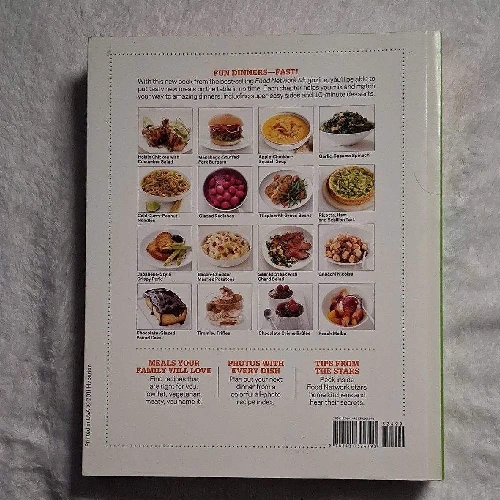 Food Network. New Cond Cookbook: Great Easy Meals in Orange and Green - Picture 3 of 9